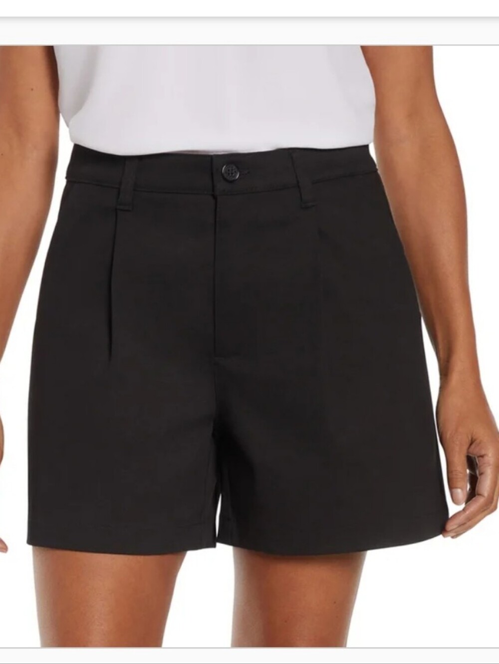 Classic Black Women's Tailored Shorts
